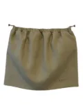 Gucci Tulip elastic-waistband linen mini skirt - Neutrals