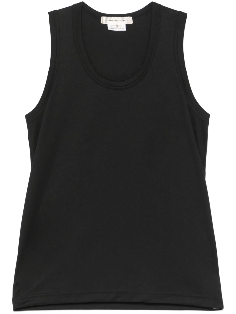 Comme Des Garçons Tanktop met logoprint Zwart