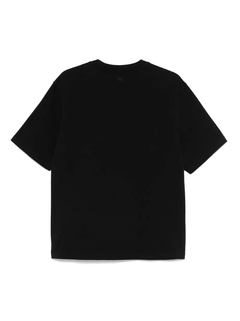 AMI Paris T-shirt van biologisch katoen Zwart