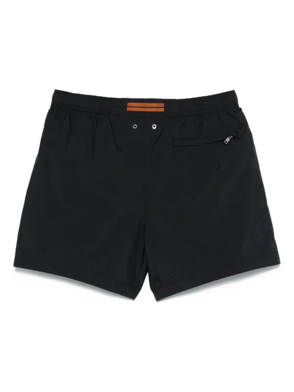 最終値下げ　Ermenegildo Zegna スイムウエア・トランクス Zegna ロゴ トランクス水着 | ブラック | FARFETCH JP