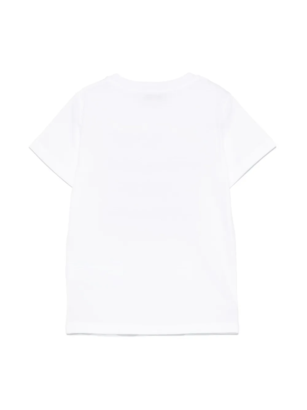 Missoni Kids Katoenen T-shirt met logoprint Wit