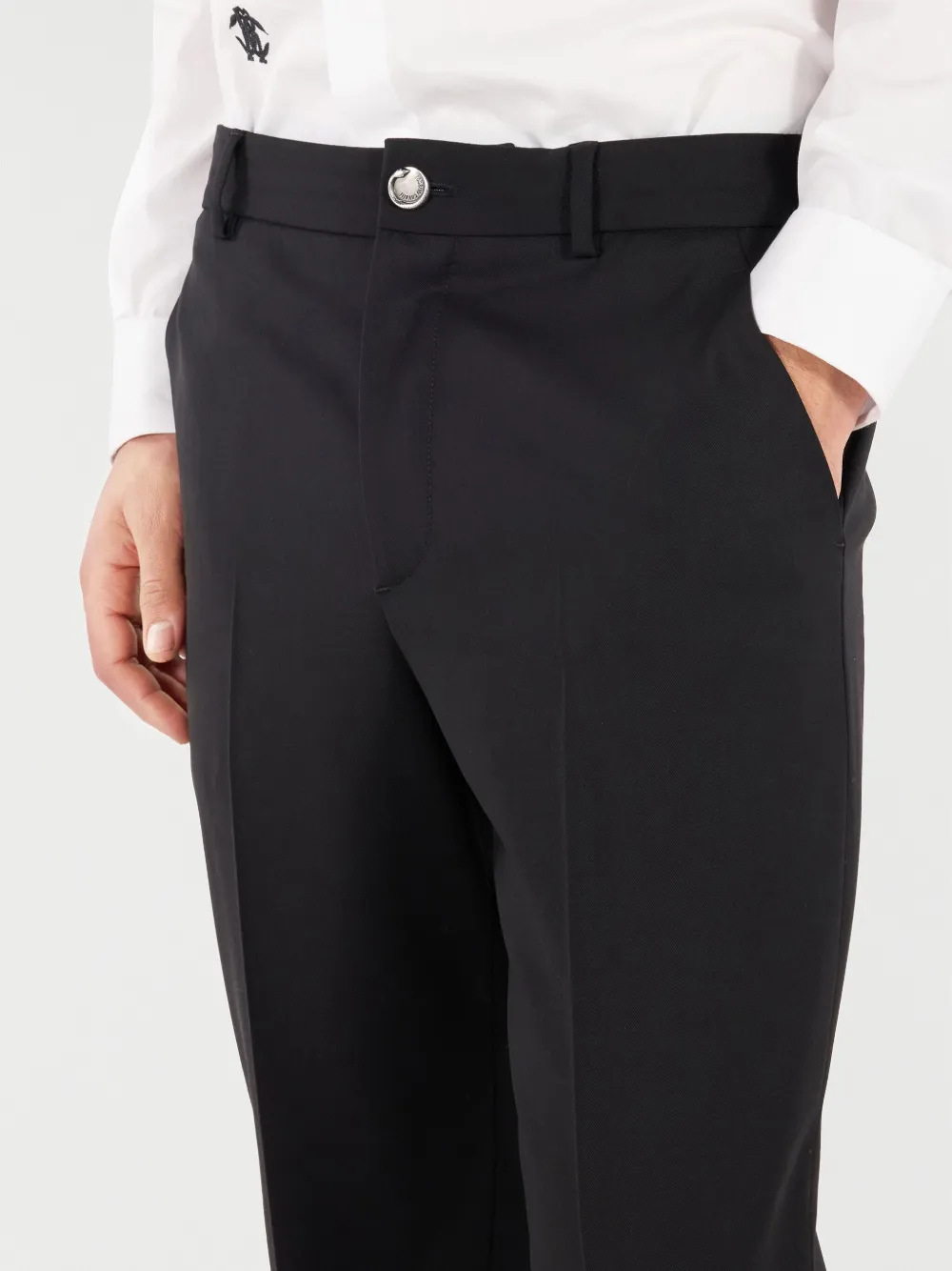 Roberto Cavalli Cropped broek Zwart