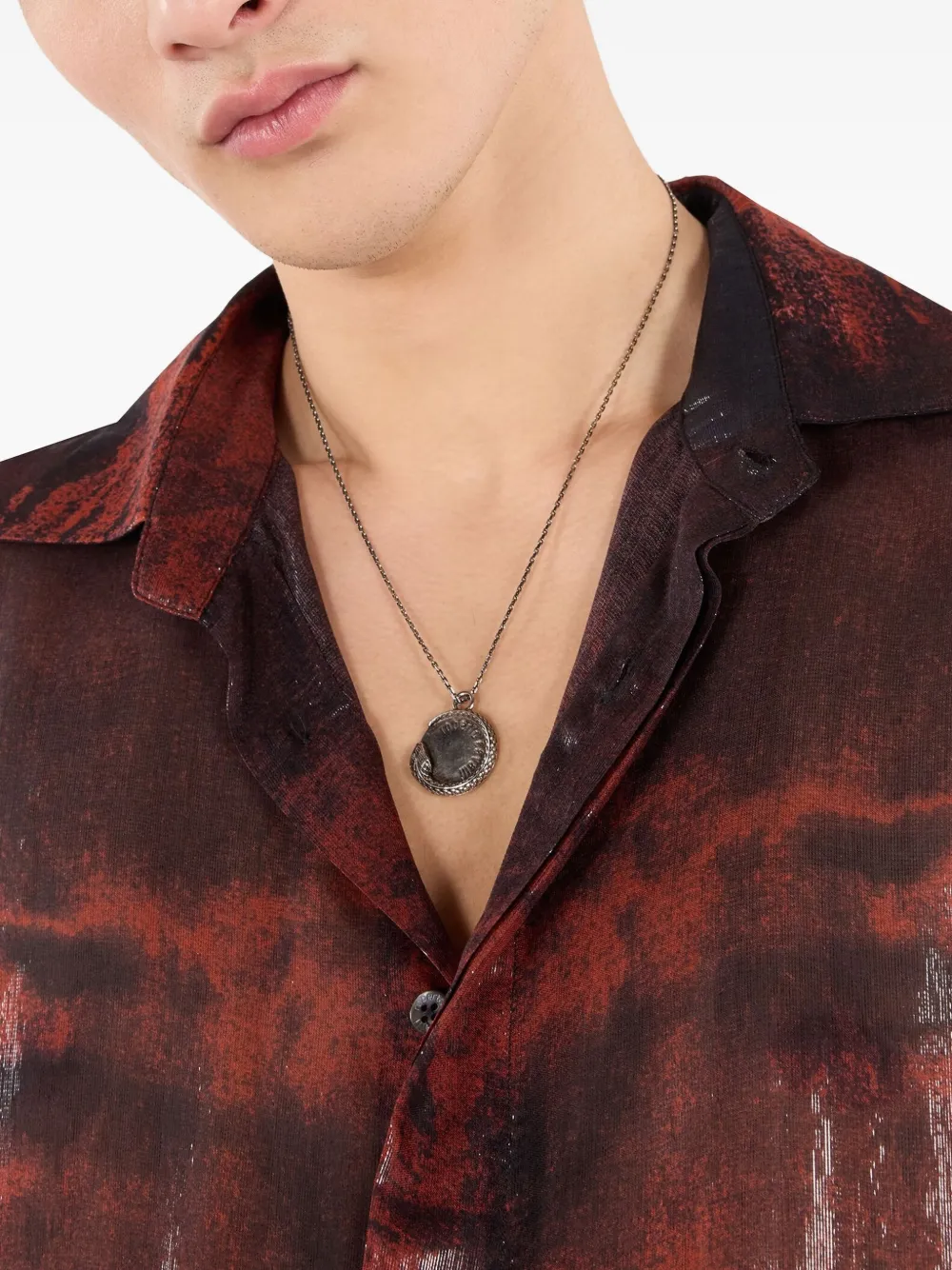 Roberto Cavalli Halskette mit Logo-Anhänger | Image 2