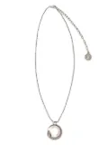 Roberto Cavalli logo-charm necklace - Silver