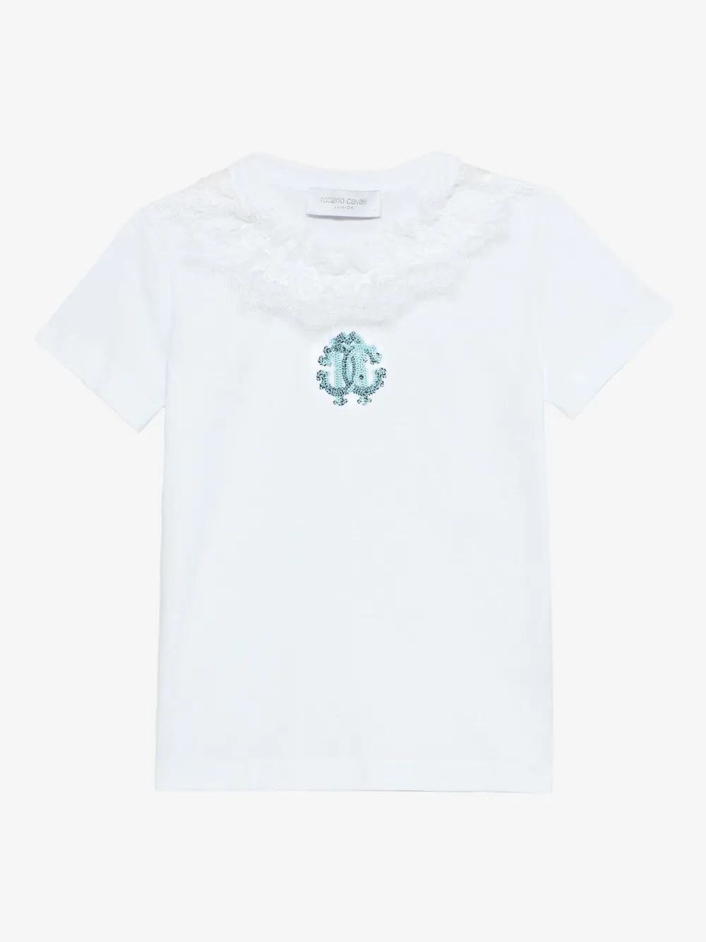 Roberto Cavalli Logo-print T-shirt In White