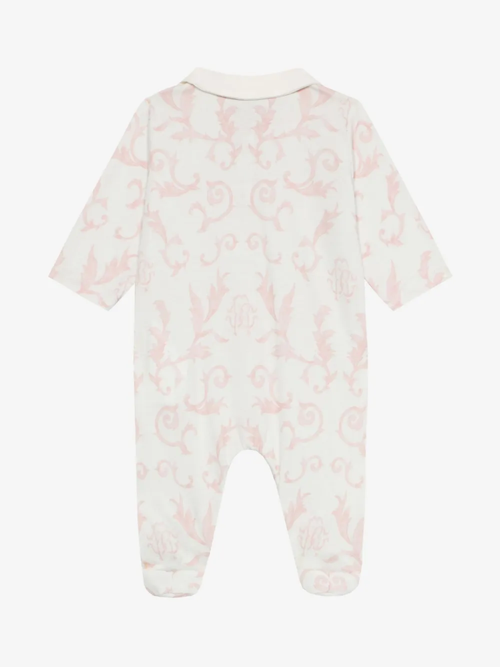Roberto Cavalli Junior Romper met monogram Roze