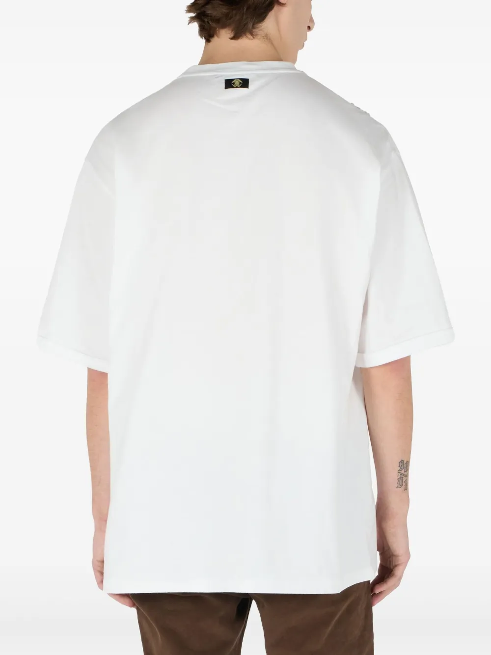 Roberto Cavalli Katoenen T-shirt Wit
