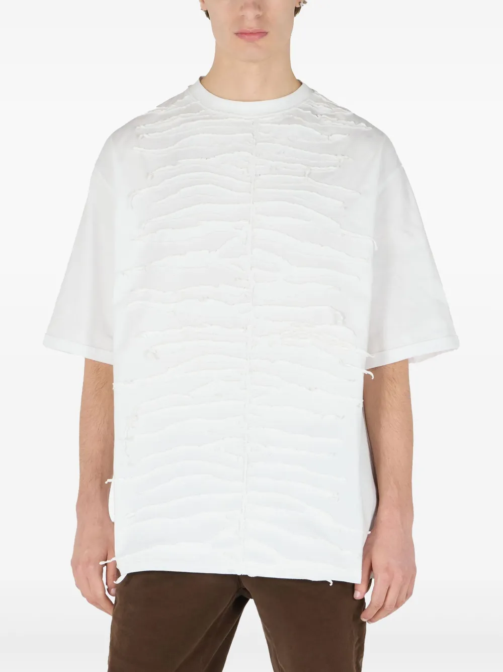 Roberto Cavalli Katoenen T-shirt - Wit