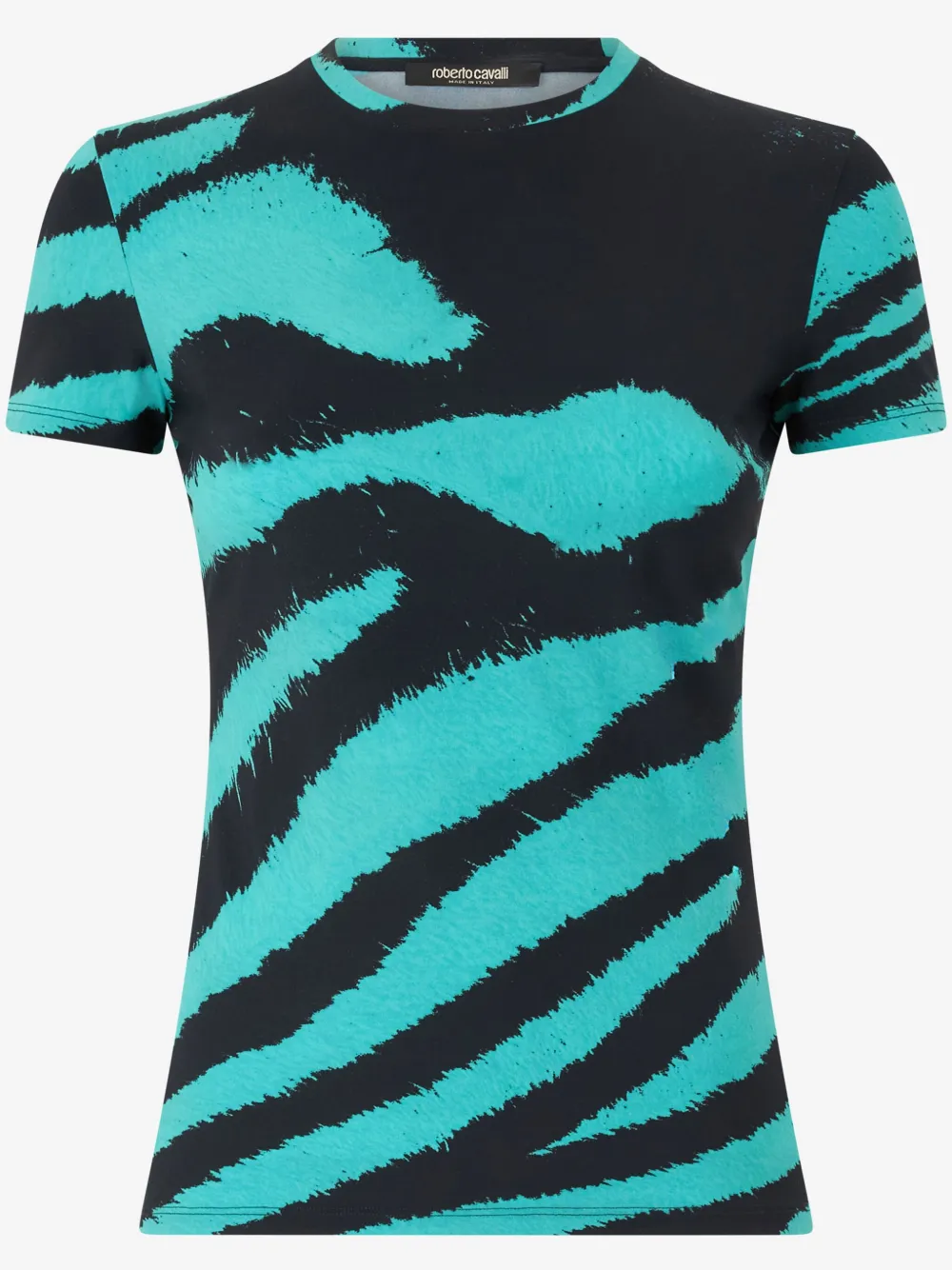 Roberto Cavalli T-shirt met print Zwart