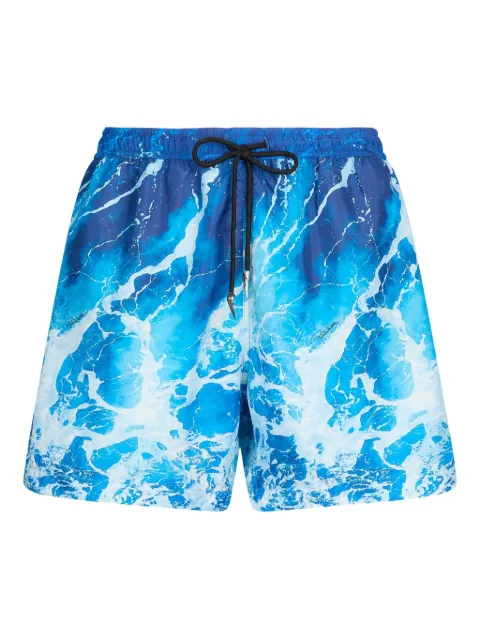 Roberto Cavalli graphic-print swim shorts