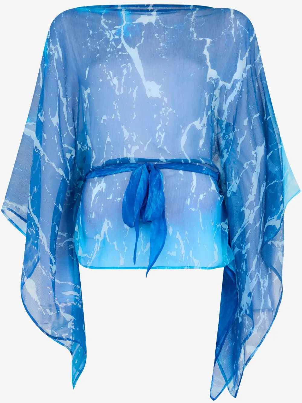 Roberto Cavalli Printed Blouse In Blau
