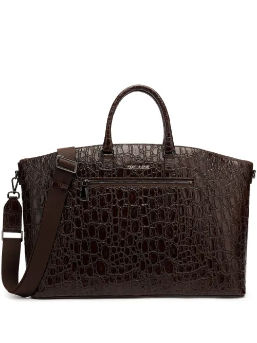 Sac à main à imprimé crocodile - Roberto Cavalli - Modalova