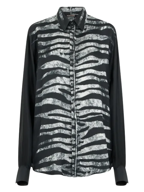 Roberto Cavalli camisa de seda