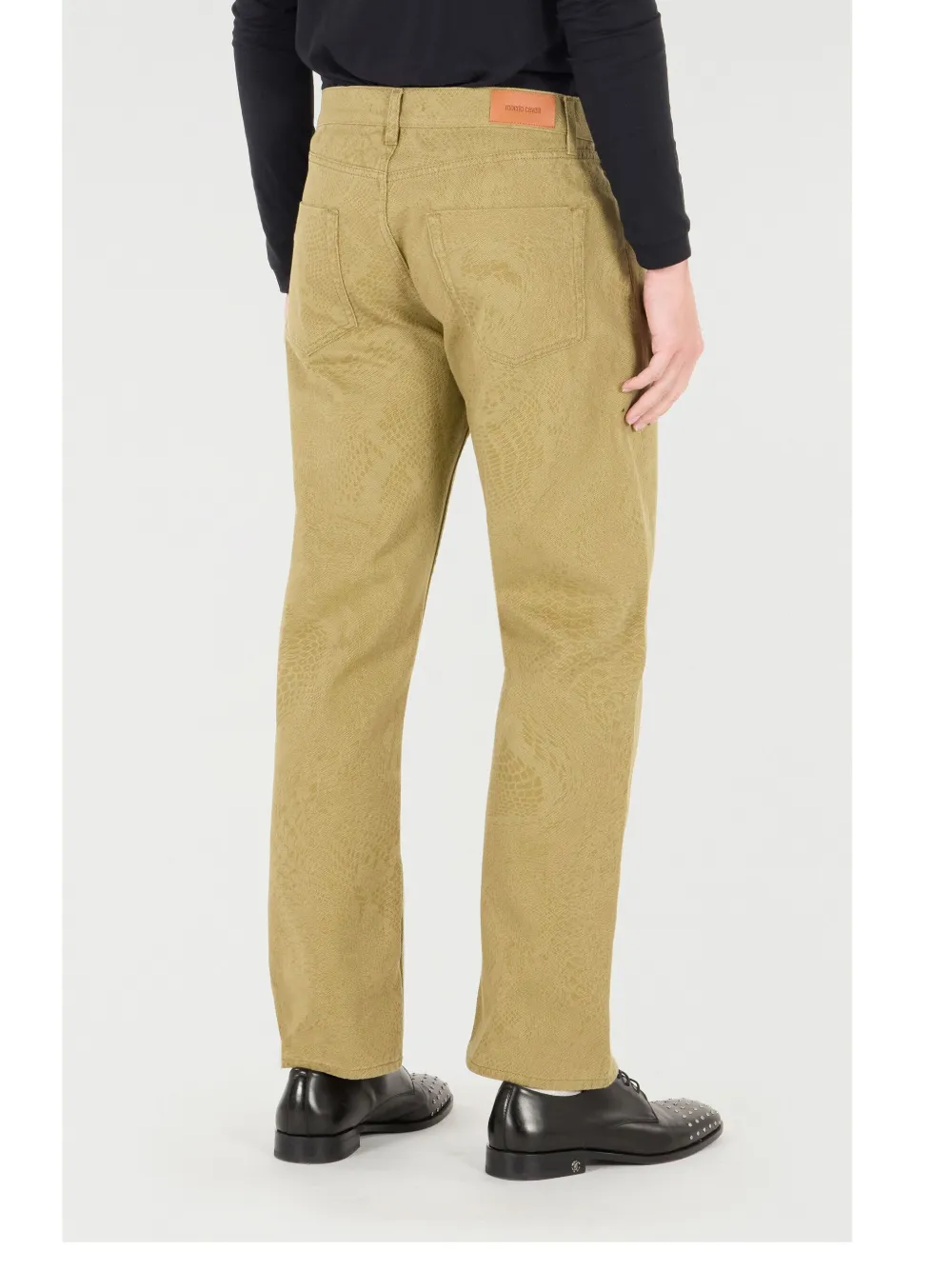 Roberto Cavalli Straight broek Beige