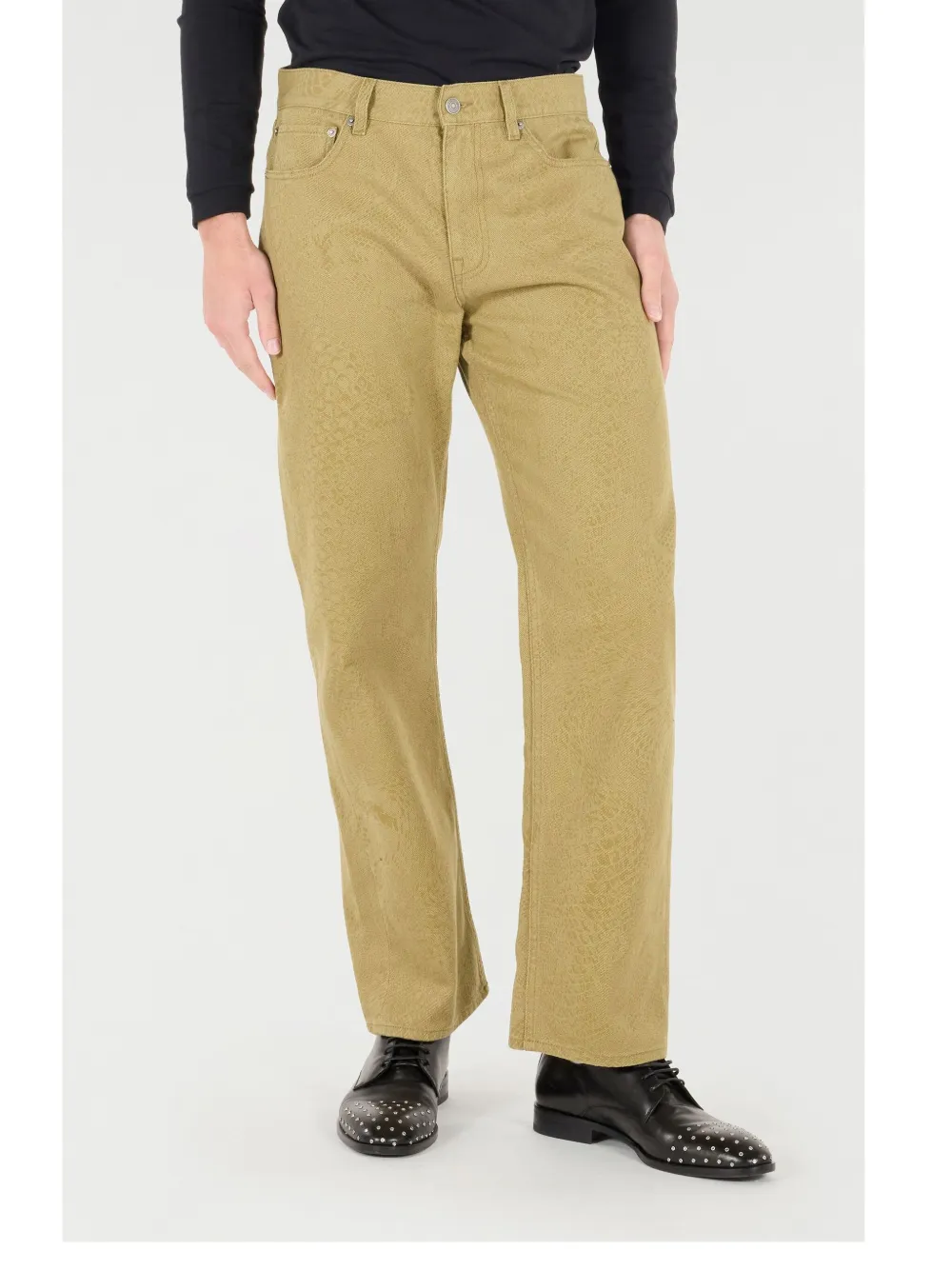 Roberto Cavalli Straight broek Beige