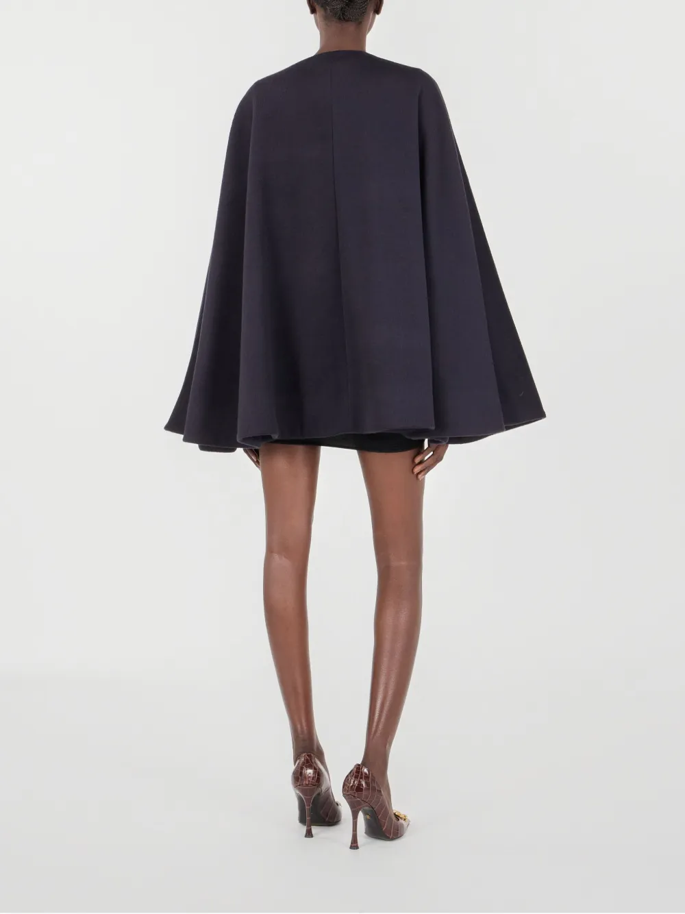 Roberto Cavalli Cape van kasjmierblend Zwart