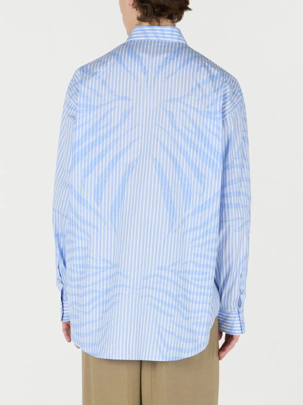 Roberto Cavalli Katoenen overhemd Blauw