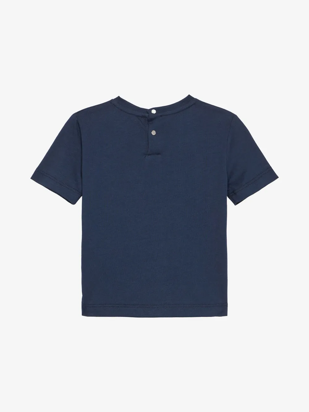 Roberto Cavalli Junior T-shirt met logopatch Blauw