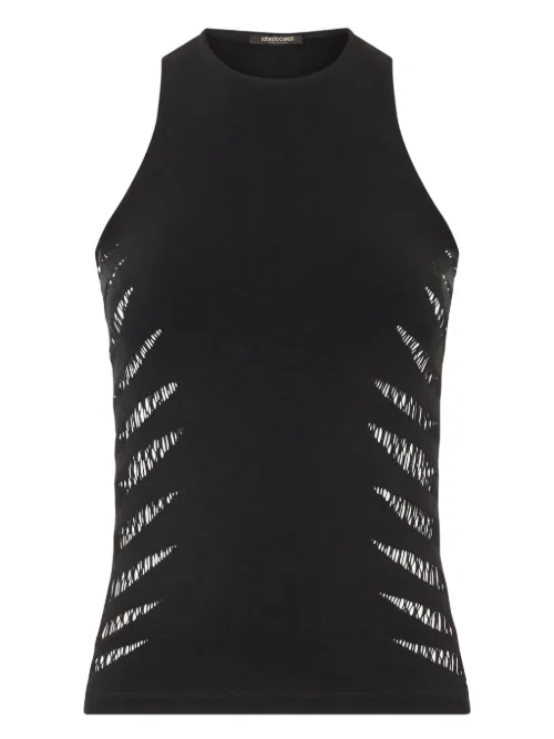 Haut à design sans manches - Roberto Cavalli - Modalova