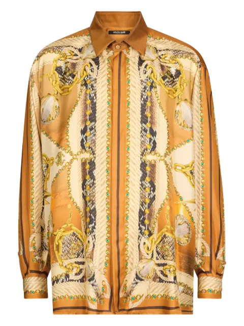 Roberto Cavalli camisa de seda