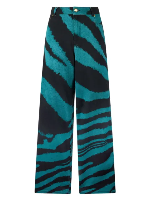 Roberto Cavalli Zebra Tribute-print trousers