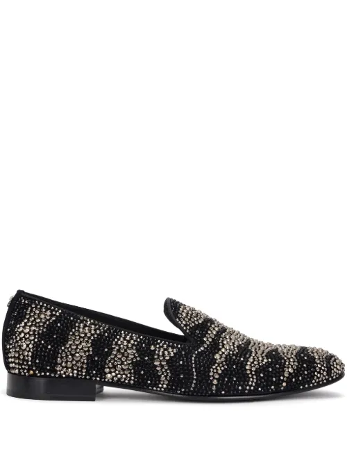 Mocassins à strass - Roberto Cavalli - Modalova