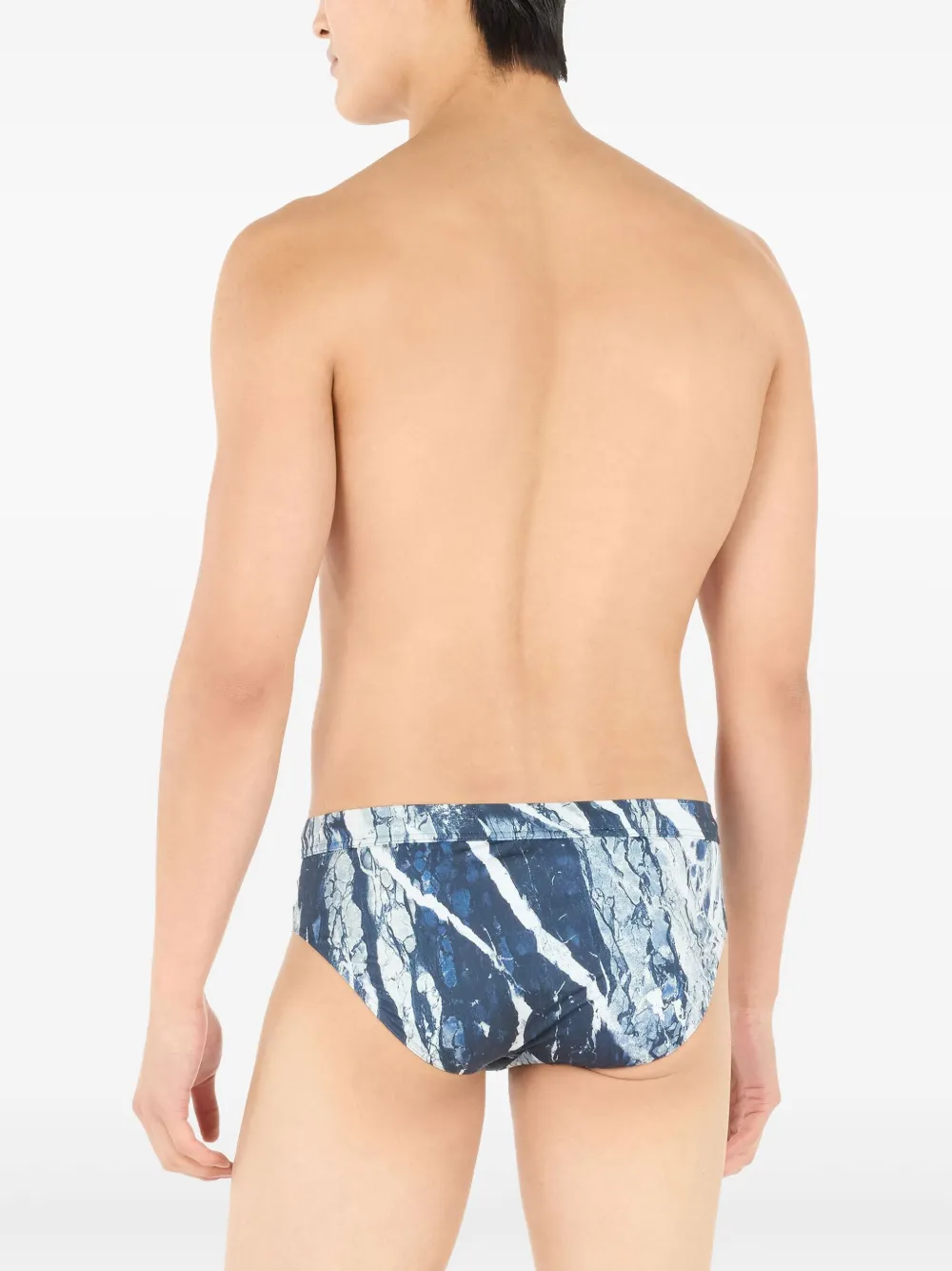 Roberto Cavalli Zwembroek met print Blauw