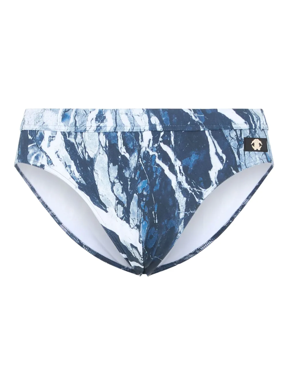 Roberto Cavalli Zwembroek met print Blauw