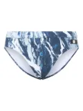 Roberto Cavalli graphic-print swimming trunks - Blue