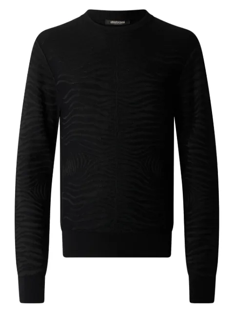 Roberto Cavalli zebra-print sweater