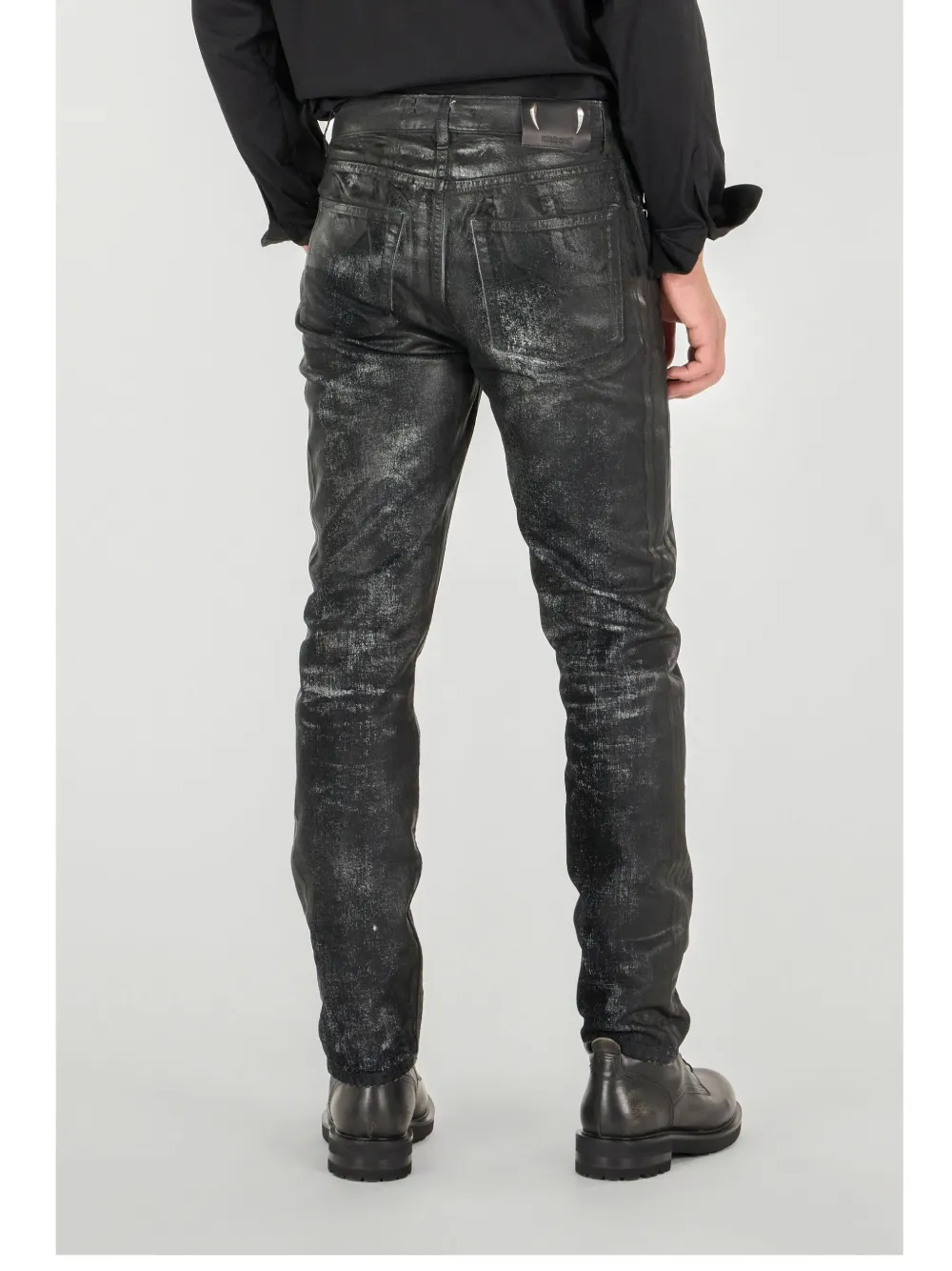 Roberto Cavalli Slim-fit jeans Zwart