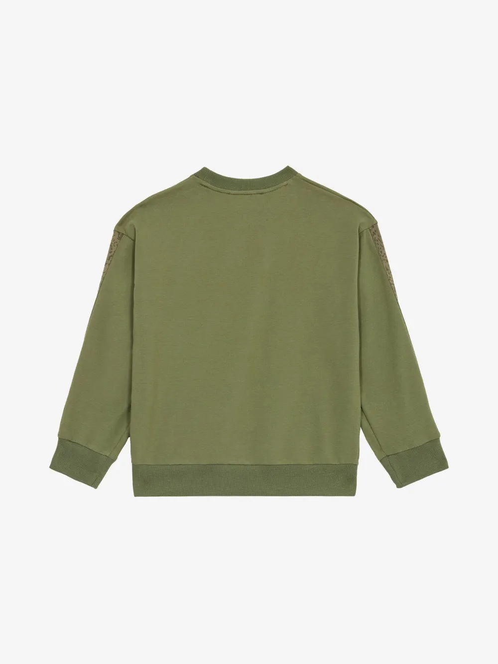 Roberto Cavalli Junior Sweater met geborduurd logo Groen
