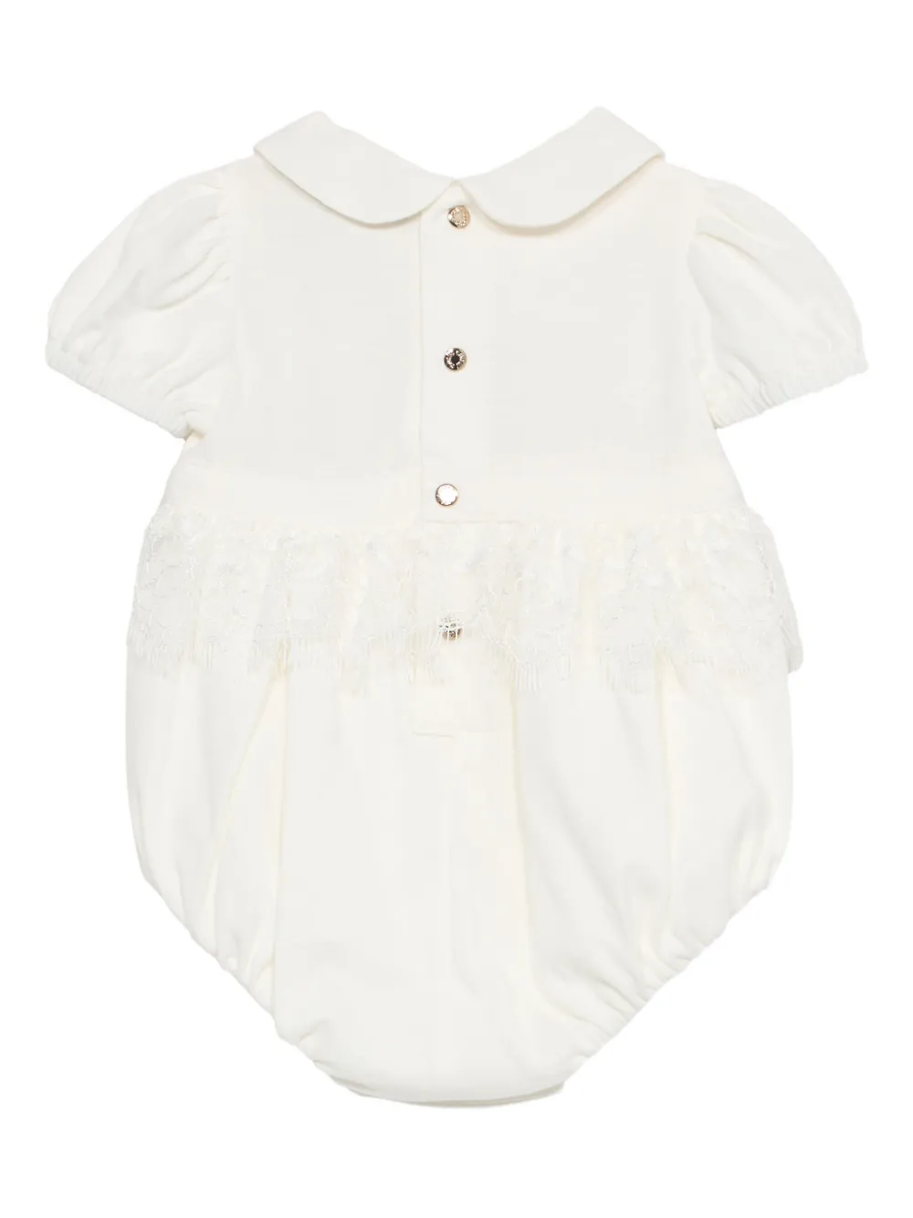 Roberto Cavalli Junior lace-panel bodysuit (set of two) | White | Image 1