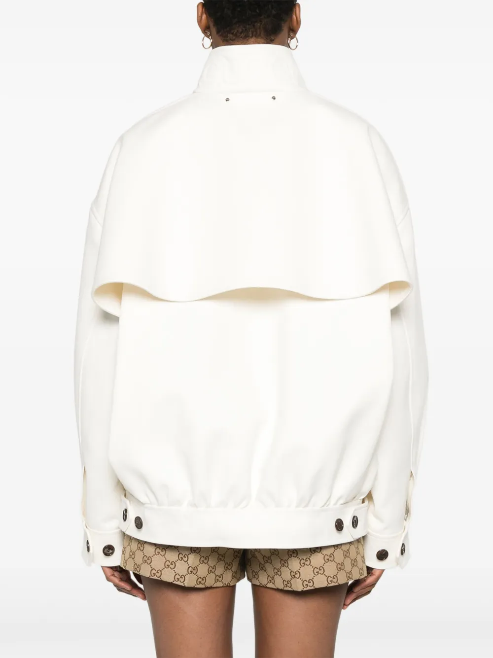 Gucci Jack met klepzak Wit