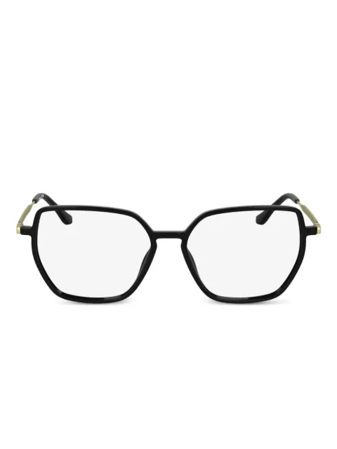 Lacoste lentes con armazón geométrica