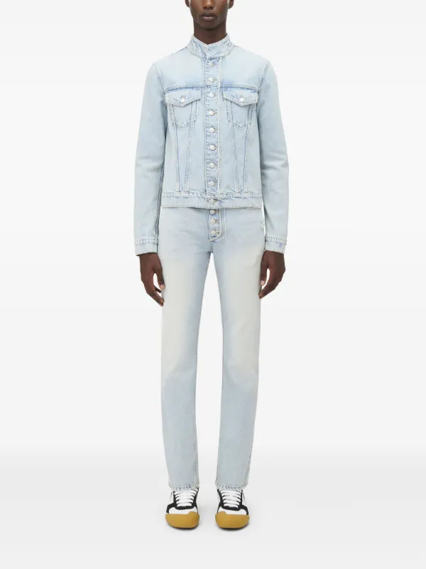 Alexander Mcqueenホワイトデニムパンツ メンズ Alexander McQueen コットン ジーンズ | ブルー | FARFETCH JP