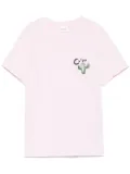 Closed embroidered T-shirt - Pink