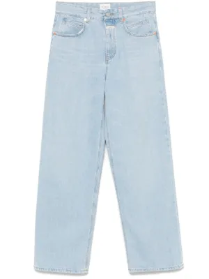 Mugler lace-up Wide Leg Jeans | FARFETCH RO