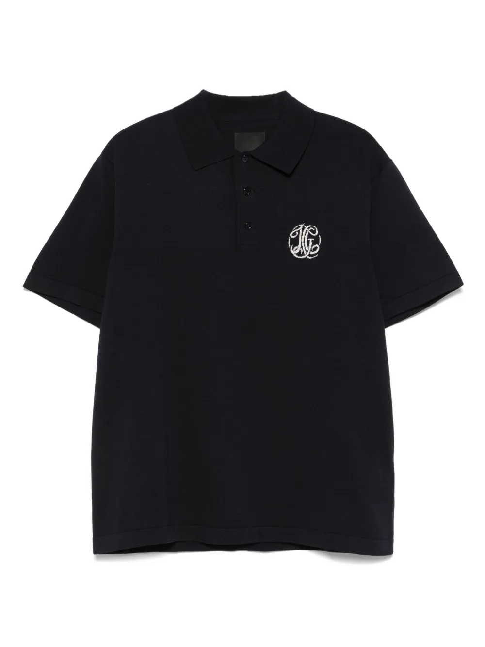 Givenchy logo-jacquard polo shirt | Blue | Image 1