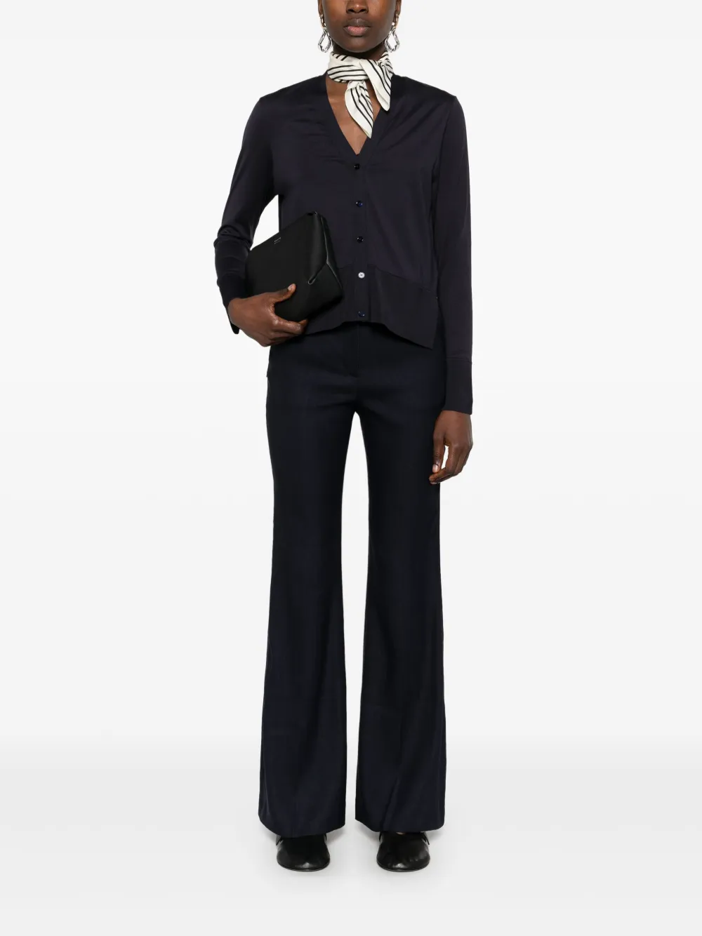JOSEPH contrasting-panel top | Cardigans | Image 2
