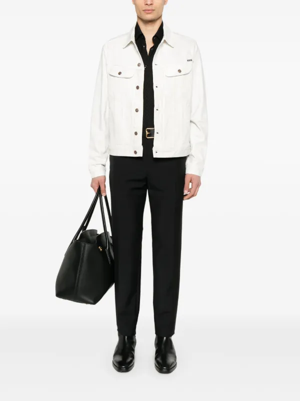 TOM FORD デニムジャケット | ホワイト | FARFETCH JP