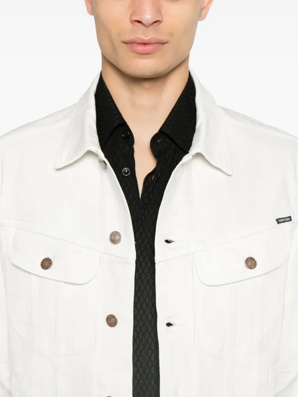 TOM FORD デニムジャケット | ホワイト | FARFETCH JP