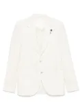 Lardini single-breasted blazer - White
