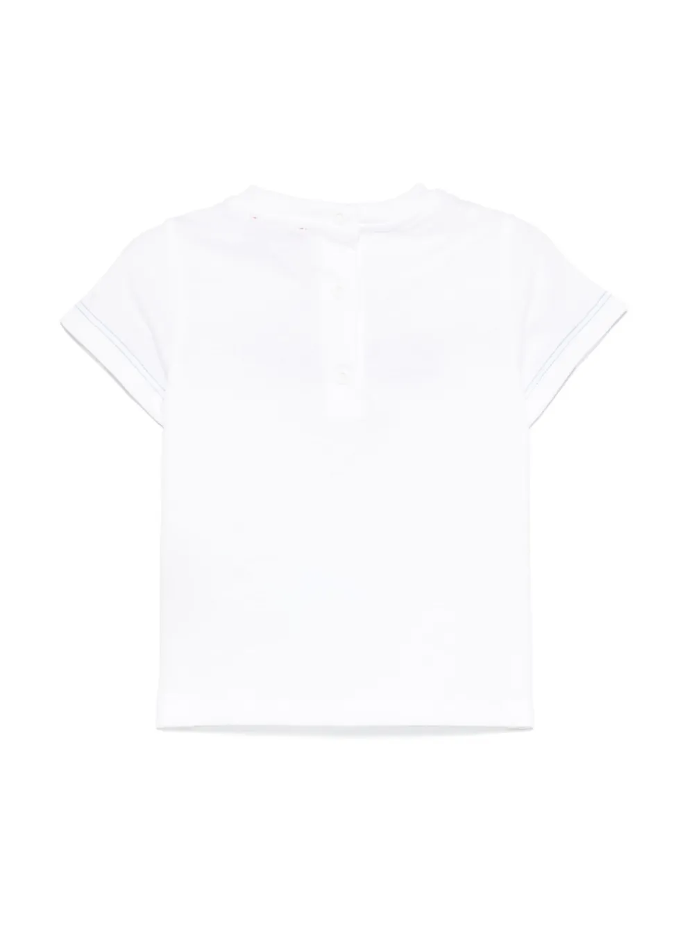 Missoni Kids T-shirt met geborduurd logo Wit