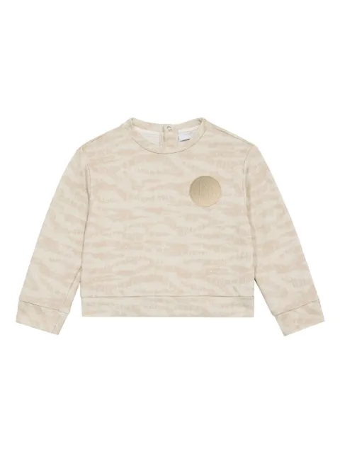Roberto Cavalli Junior sweat à patch logo