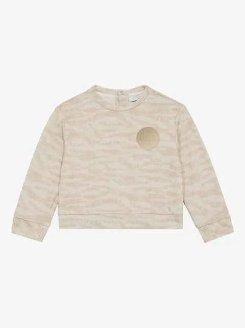 Roberto Cavalli Junior logo-patch sweatshirt