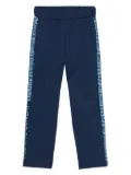 Roberto Cavalli Junior logo-print track pants - Blue