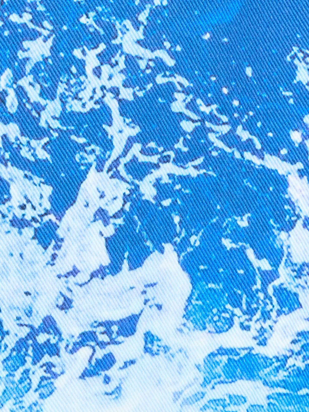 Roberto Cavalli Broek met grafische print Blauw