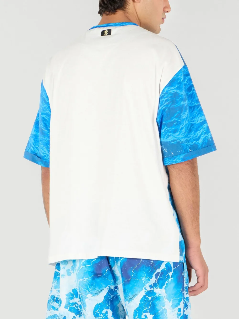 Roberto Cavalli Katoenen T-shirt Blauw