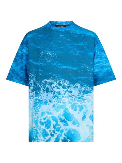 Roberto Cavalli playera de algodón